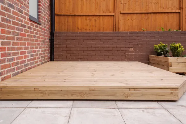 Professional timber decking installation
